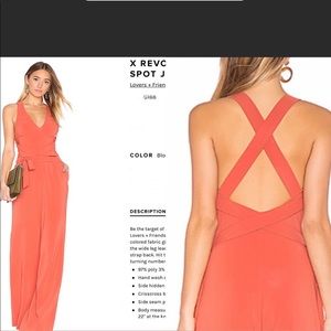 Lovers + friends revolve jumpsuit
